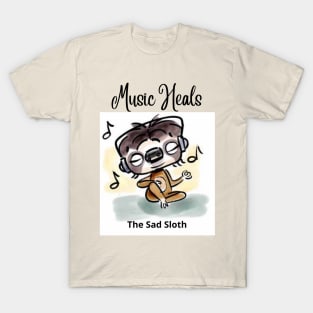 Sloth Music T-Shirt